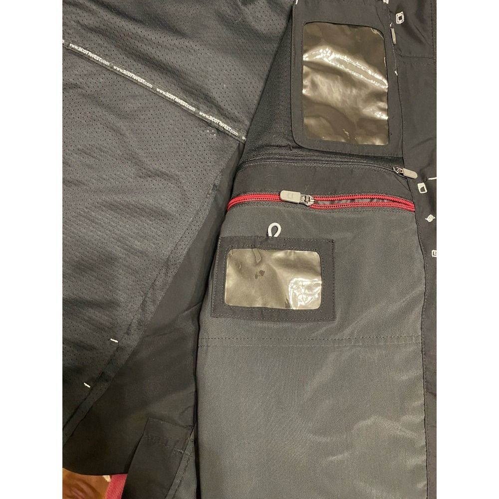 SCOTTeVEST RFID Travel Vest Men XL Black Multi Pocket TEC Utility Tactical - Picture 6 of 10
